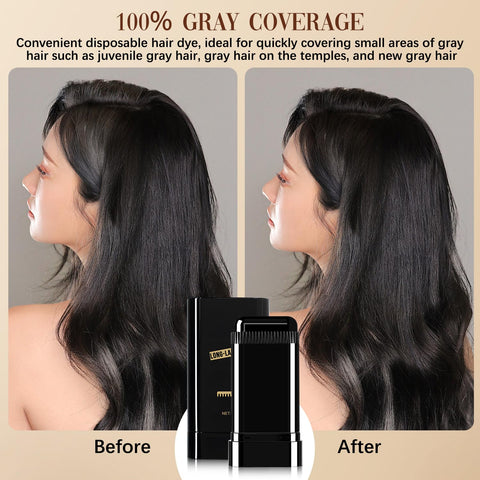 🔥Hot Sale 👍🏻Portable Hair Dye Comb for Gray Hair Coverage - Waterproof and Sweatproof