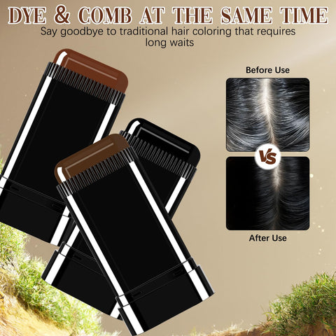 🔥Hot Sale 👍🏻Portable Hair Dye Comb for Gray Hair Coverage - Waterproof and Sweatproof